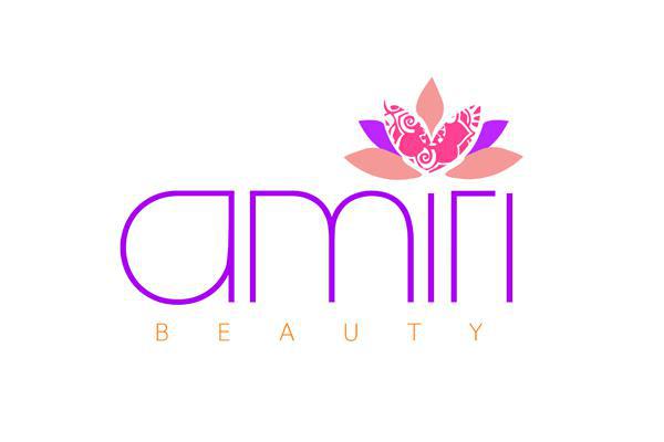 Amiri Beauty logo design by Interlinc Communications