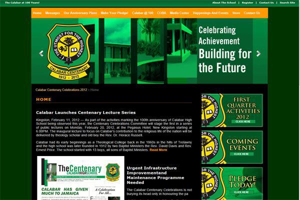 Calabar High School Website by Interlinc Communications