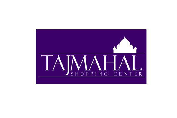 Logo for Taj Mahal Shopping Center in Ocho Rios, Jamaica
