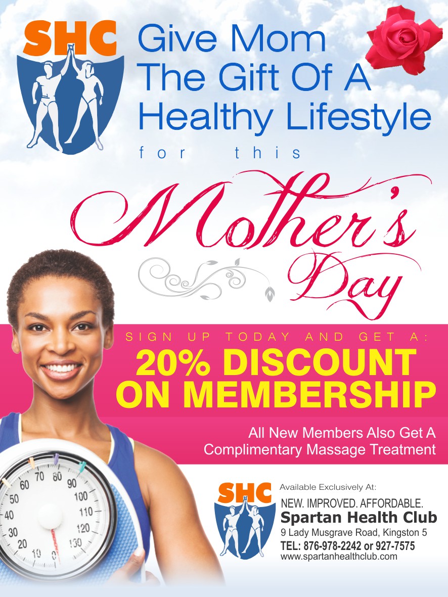 Flyer design and printing for Spartan Health Club