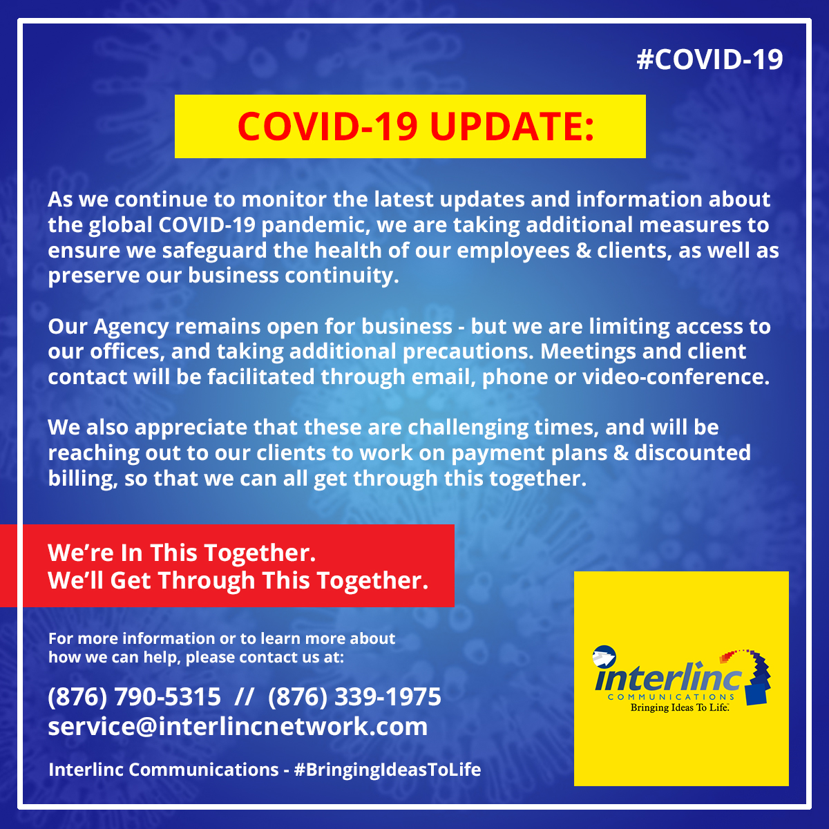 COVID19 Update