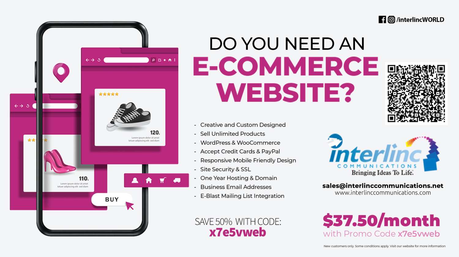 Do you need an e-commerce website? We create beautiful and functional WordPress and WooCommerce eCommerce websites designed to help your business do more, reach more and engage more customers online.