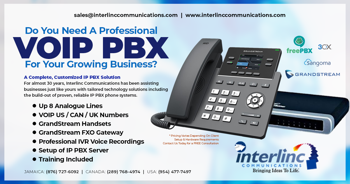 Do you need a professional Voice Over IP (VOIP) PBX system for your growing small business? Interlinc Communications can help with proven, reliable IP PBX solutions delivered to clients just like you for over 30 years.