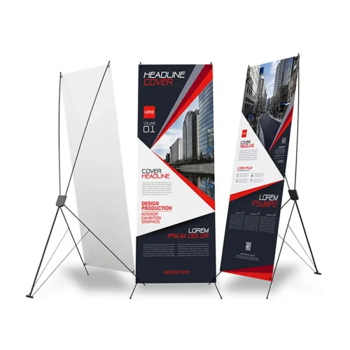 Let Interlinc Communications design and print your X-Stand type Banners