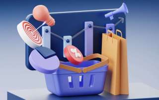 a basket with a target, a target, a target in it, and a