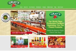 Grays Pepper products website design