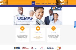 DPM International Website. E-Learning web site development design creatively designed and development by Interlinc Communications.
