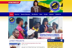 Portia Simpson Miller Foundation. Jamaica Website Design.