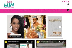 Miss Jamaica World web site. Beauty pageant web site design and development by Interlinc Communications.