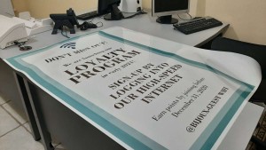 Duratrans Transparency Point of Sale Signage Printing