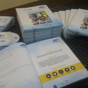 Annual report design and print for the Jamaica Mortgage Bank (JMB)