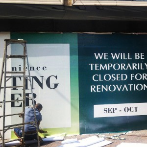 Hoarder board, designed and printed by Interlinc Communications for Bijoux Jewellers